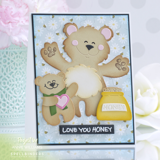 Spellbinders Stampendous - Fustelle Metalliche 'Puppy Hugs' - Set Da 13 Pezzi Per Creare Un Cucciolo 3D Con Accessori - 3